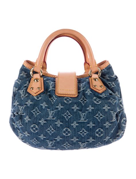 authentic louis vuitton denim|louis vuitton denim pleaty bag.